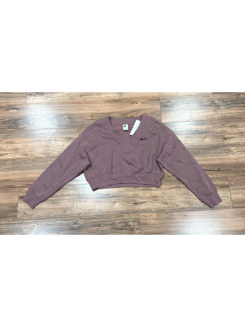 Nike Sportswear Phoenix Fleece Women's Oversized Cropped V-Neck Top